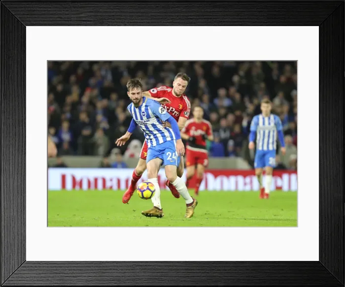 Framed Print : Premier League Showdown: Brighton & Hove Albion vs. Watford at American Express Community Stadium (23DEC17) Framed Print : Premier League Showdown: Brighton & Hove Albion vs. Watford at American Express Community Stadium (23DEC17)
