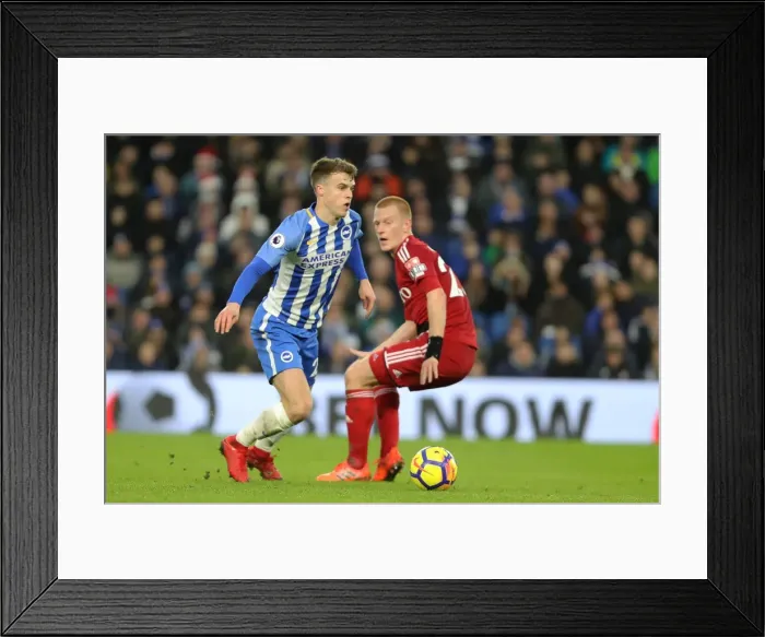 Framed Print : Brighton & Hove Albion vs. Watford: March vs. Watson in Premier League Clash (23DEC17) Framed Print : Brighton & Hove Albion vs. Watford: March vs. Watson in Premier League Clash (23DEC17)