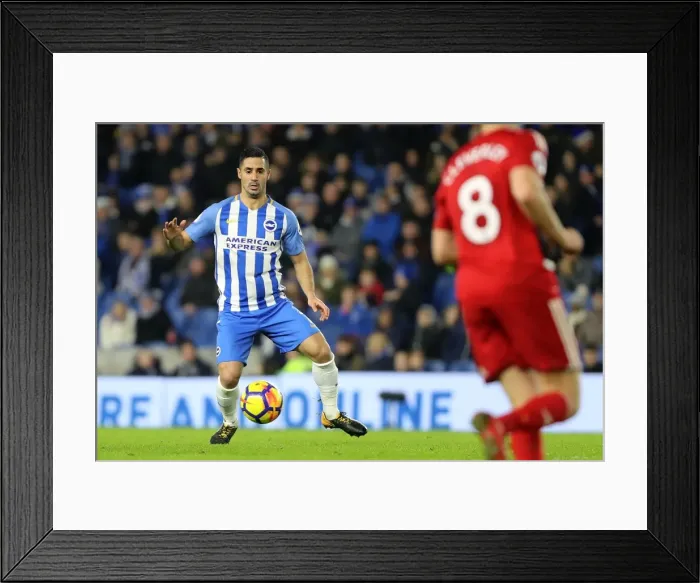 Framed Print : Brighton & Hove Albion's Beram Kayal in Action Against Watford (23DEC17) Framed Print : Brighton & Hove Albion's Beram Kayal in Action Against Watford (23DEC17)