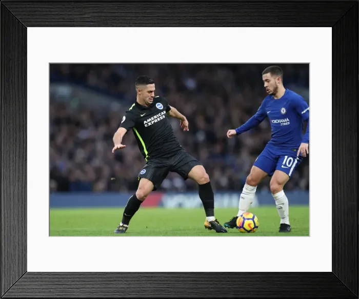 Framed Print : Boxing Day Battle: Chelsea vs. Brighton and Hove Albion - Premier League (26DEC17)