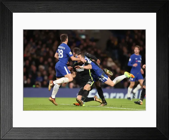 Framed Print : Boxing Day Clash: Chelsea vs. Brighton and Hove Albion - Premier League (26DEC17) - Intense Action at Stamford Bridge Framed Print : Boxing Day Clash: Chelsea vs. Brighton and Hove Albion - Premier League (26DEC17) - Intense Action at Stamford Bridge