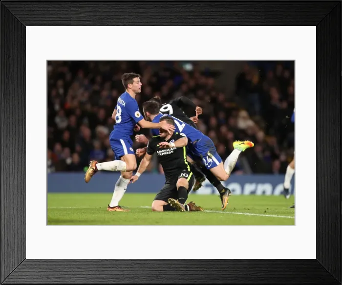 Framed Print : Boxing Day Battle: Chelsea vs. Brighton and Hove Albion - Premier League (26DEC17) Framed Print : Boxing Day Battle: Chelsea vs. Brighton and Hove Albion - Premier League (26DEC17)