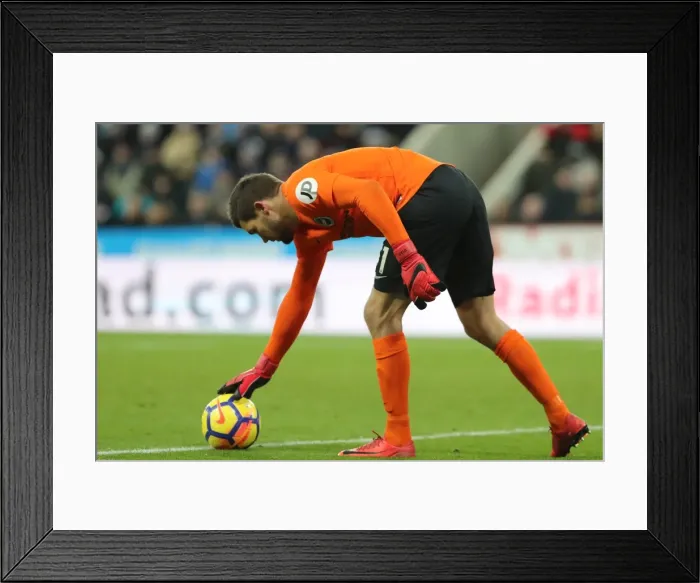 Framed Print : Decisive Moments: Newcastle United vs. Brighton and Hove Albion at St. James Park (30DEC17)