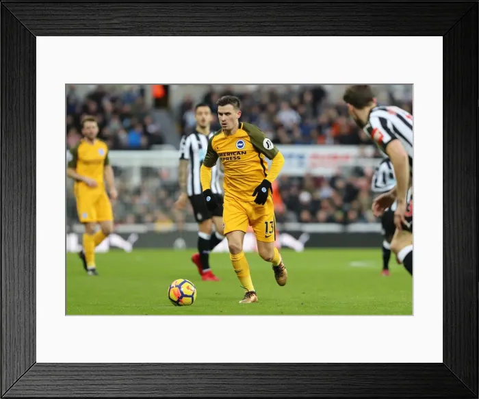 Framed Print : Pascal Gross of Brighton and Hove Albion in Action Against Newcastle United (30DEC17) Framed Print : Pascal Gross of Brighton and Hove Albion in Action Against Newcastle United (30DEC17)
