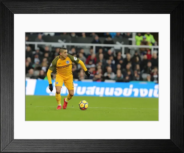 Framed Print : Decisive Moment: Anthony Knockaert Fights for Possession against Newcastle United, Premier League, St. James Park, 30DEC17 Framed Print : Decisive Moment: Anthony Knockaert Fights for Possession against Newcastle United, Premier League, St. James Park, 30DEC17