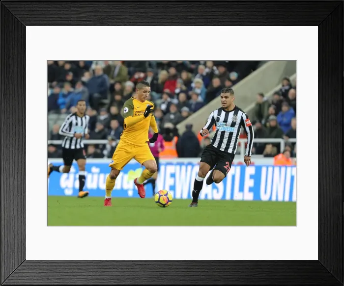 Framed Print : Decisive Clash: Knockaert vs Yedlin at St. James Park - Newcastle United vs Brighton and Hove Albion (30DEC17) Framed Print : Decisive Clash: Knockaert vs Yedlin at St. James Park - Newcastle United vs Brighton and Hove Albion (30DEC17)