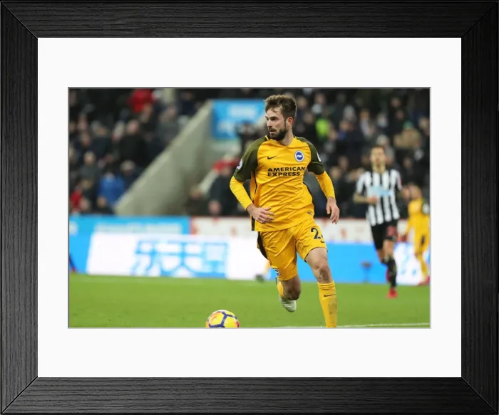 Framed Print : Decisive Moment: Davy Propper of Brighton and Hove Albion in Action Against Newcastle United (30DEC17) Framed Print : Decisive Moment: Davy Propper of Brighton and Hove Albion in Action Against Newcastle United (30DEC17)