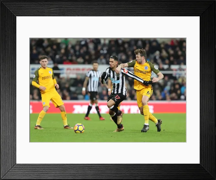Framed Print : A Clash of Talents: Perez vs. Stephens in Newcastle vs. Brighton Premier League Showdown (30DEC17) Framed Print : A Clash of Talents: Perez vs. Stephens in Newcastle vs. Brighton Premier League Showdown (30DEC17)