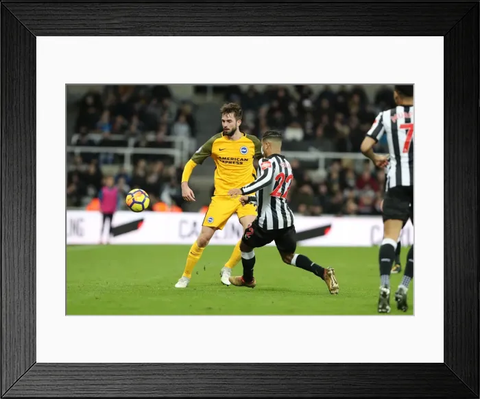 Framed Print : Propper vs Yedlin: Intense Midfield Battle in Newcastle United vs Brighton and Hove Albion (30DEC17) Framed Print : Propper vs Yedlin: Intense Midfield Battle in Newcastle United vs Brighton and Hove Albion (30DEC17)