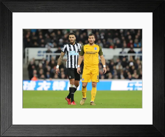Framed Print : Tomer Hemed vs Jamaal Lascelles: Intense Battle in Newcastle United vs Brighton and Hove Albion Premier League Clash (30DEC17) Framed Print : Tomer Hemed vs Jamaal Lascelles: Intense Battle in Newcastle United vs Brighton and Hove Albion Premier League Clash (30DEC17)