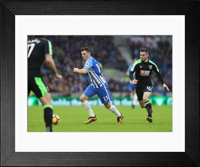 Framed Print : Premier League Clash: Brighton and Hove Albion vs. Bournemouth at American Express Community Stadium (01.01.18) Framed Print : Premier League Clash: Brighton and Hove Albion vs. Bournemouth at American Express Community Stadium (01.01.18)