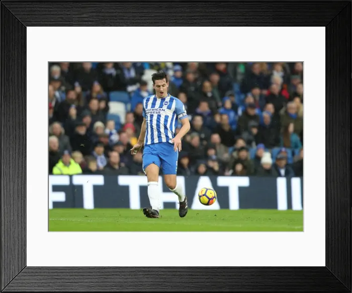 Framed Print : Premier League Showdown: Brighton & Hove Albion vs Bournemouth (01JAN18) - American Express Community Stadium