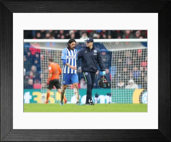 Framed Print : Intense Premier League Showdown: Brighton & Hove Albion vs Bournemouth (01.01.18) Framed Print : Intense Premier League Showdown: Brighton & Hove Albion vs Bournemouth (01.01.18)