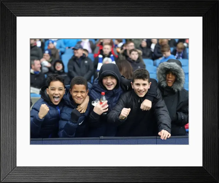 Framed Print : Premier League Showdown: Brighton & Hove Albion vs Bournemouth (01JAN18) - American Express Community Stadium Framed Print : Premier League Showdown: Brighton & Hove Albion vs Bournemouth (01JAN18) - American Express Community Stadium