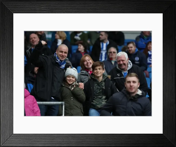 Framed Print : Premier League Showdown: Brighton & Hove Albion vs Bournemouth (01JAN18) - American Express Community Stadium Framed Print : Premier League Showdown: Brighton & Hove Albion vs Bournemouth (01JAN18) - American Express Community Stadium
