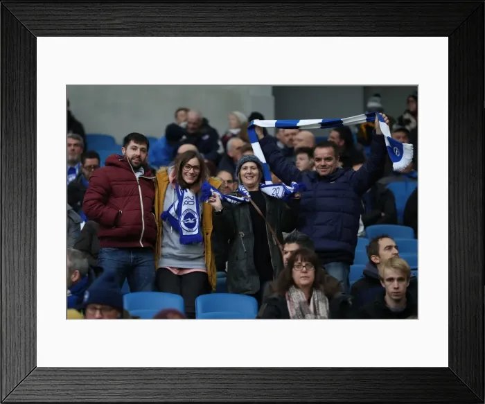 Framed Print : Brighton and Hove Albion vs. Bournemouth: Premier League Battle at American Express Community Stadium (01.01.18) Framed Print : Brighton and Hove Albion vs. Bournemouth: Premier League Battle at American Express Community Stadium (01.01.18)