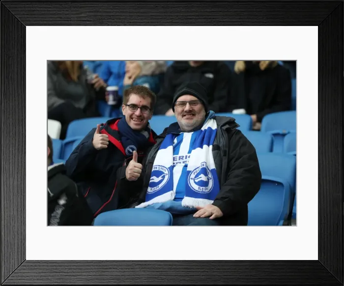 Framed Print : Premier League Showdown: Brighton & Hove Albion vs Bournemouth (01.01.2018) - American Express Community Stadium Framed Print : Premier League Showdown: Brighton & Hove Albion vs Bournemouth (01.01.2018) - American Express Community Stadium