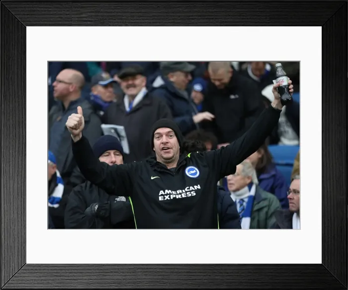 Framed Print : Premier League Showdown: Brighton & Hove Albion vs Bournemouth (01JAN18) - American Express Community Stadium Framed Print : Premier League Showdown: Brighton & Hove Albion vs Bournemouth (01JAN18) - American Express Community Stadium