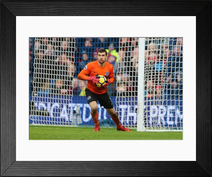 Framed Print : Mathew Ryan's Spectacular Save: Brighton & Hove Albion vs Bournemouth (Premier League, 01JAN18) Framed Print : Mathew Ryan's Spectacular Save: Brighton & Hove Albion vs Bournemouth (Premier League, 01JAN18)