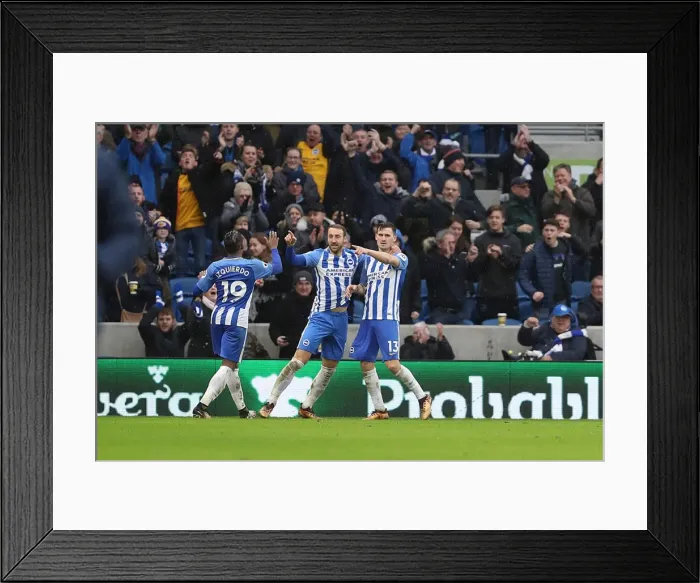 Framed Print : Brighton & Hove Albion's Glenn Murray Scores the New Year's Day Goal Against Bournemouth (01JAN18) Framed Print : Brighton & Hove Albion's Glenn Murray Scores the New Year's Day Goal Against Bournemouth (01JAN18)