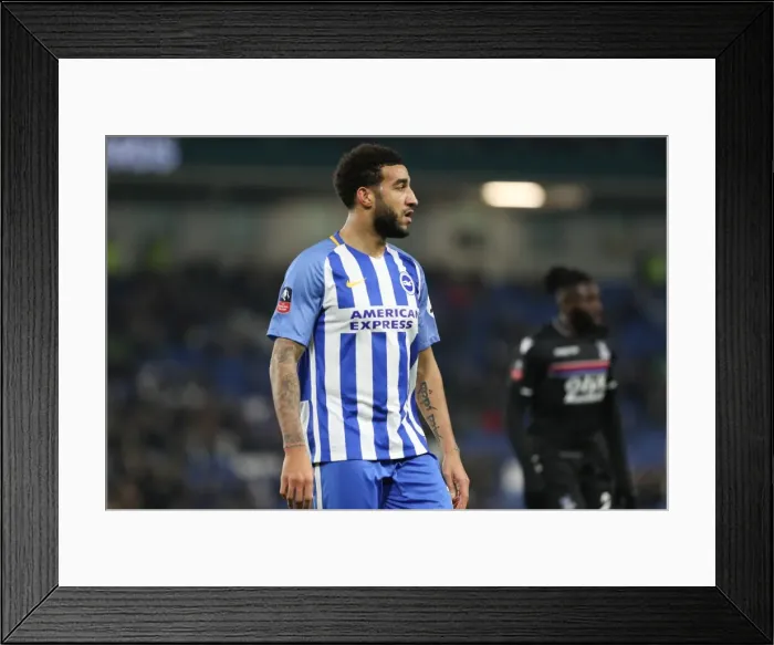 Framed Print : Brighton and Hove Albion vs. Crystal Palace: FA Cup 3rd Round Clash at American Express Community Stadium (08.01.18) Framed Print : Brighton and Hove Albion vs. Crystal Palace: FA Cup 3rd Round Clash at American Express Community Stadium (08.01.18)