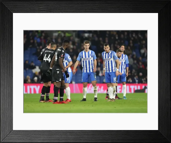 Framed Print : FA Cup 3rd Round: Brighton & Hove Albion vs. Crystal Palace Clash at American Express Community Stadium (08.01.2018) Framed Print : FA Cup 3rd Round: Brighton & Hove Albion vs. Crystal Palace Clash at American Express Community Stadium (08.01.2018)