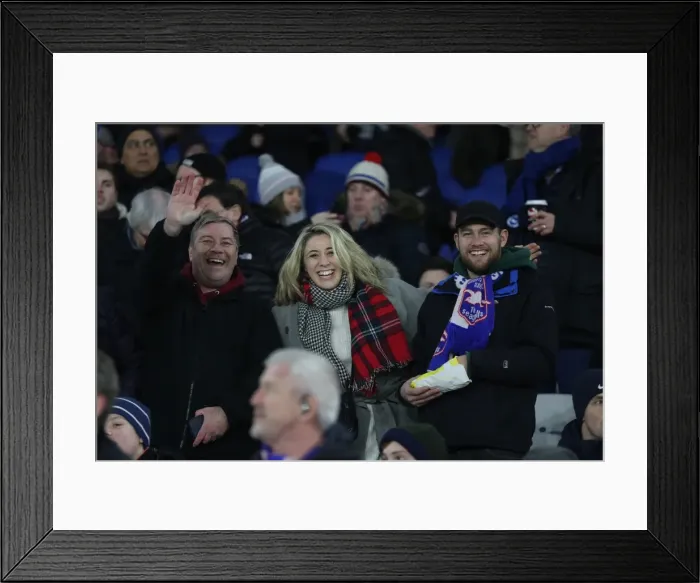 Framed Print : Brighton and Hove Albion vs. Crystal Palace: FA Cup 3rd Round Clash at American Express Community Stadium (08.01.18) Framed Print : Brighton and Hove Albion vs. Crystal Palace: FA Cup 3rd Round Clash at American Express Community Stadium (08.01.18)
