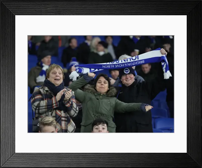 Framed Print : FA Cup 3rd Round: Brighton & Hove Albion vs. Crystal Palace Clash at American Express Community Stadium (08.01.18) Framed Print : FA Cup 3rd Round: Brighton & Hove Albion vs. Crystal Palace Clash at American Express Community Stadium (08.01.18)