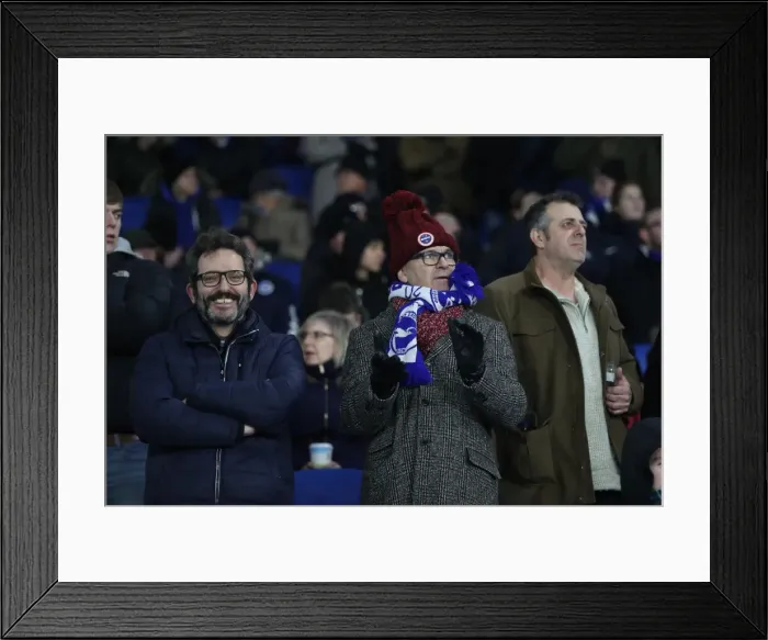 Framed Print : Brighton and Hove Albion vs. Crystal Palace: FA Cup 3rd Round Clash at American Express Community Stadium (08.01.18) Framed Print : Brighton and Hove Albion vs. Crystal Palace: FA Cup 3rd Round Clash at American Express Community Stadium (08.01.18)