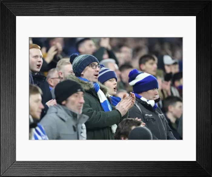 Framed Print : FA Cup 3rd Round: Brighton & Hove Albion vs. Crystal Palace Clash at American Express Community Stadium (08.01.18) Framed Print : FA Cup 3rd Round: Brighton & Hove Albion vs. Crystal Palace Clash at American Express Community Stadium (08.01.18)