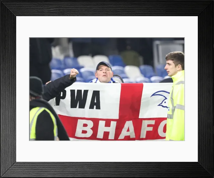 Framed Print : FA Cup 3rd Round: Brighton & Hove Albion vs. Crystal Palace Clash at American Express Community Stadium (08.01.18) Framed Print : FA Cup 3rd Round: Brighton & Hove Albion vs. Crystal Palace Clash at American Express Community Stadium (08.01.18)