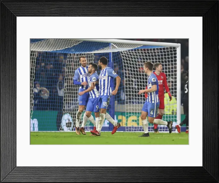 Framed Print : FA Cup 3rd Round: Brighton & Hove Albion vs. Crystal Palace (08.01.18) - Match Action, American Express Community Stadium Framed Print : FA Cup 3rd Round: Brighton & Hove Albion vs. Crystal Palace (08.01.18) - Match Action, American Express Community Stadium