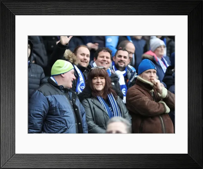 Framed Print : Premier League Showdown: West Bromwich Albion vs. Brighton and Hove Albion at The Hawthorns on 13th January 2018 Framed Print : Premier League Showdown: West Bromwich Albion vs. Brighton and Hove Albion at The Hawthorns on 13th January 2018