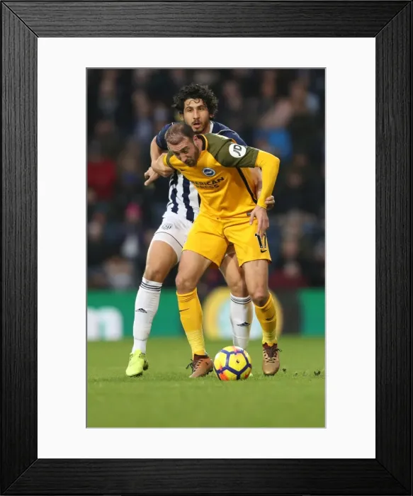 Framed Print : Premier League Showdown: Brighton and Hove Albion vs. West Bromwich Albion at The Hawthorns (13th January 2018) Framed Print : Premier League Showdown: Brighton and Hove Albion vs. West Bromwich Albion at The Hawthorns (13th January 2018)