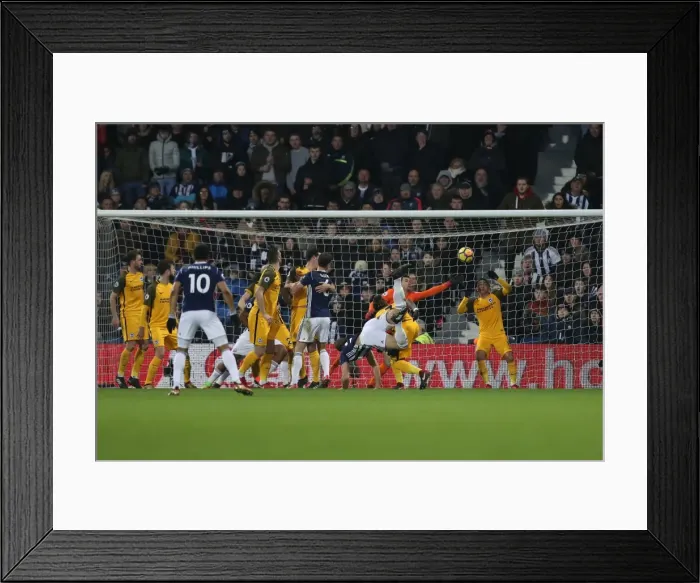 Framed Print : Premier League Clash: West Bromwich Albion vs. Brighton and Hove Albion at The Hawthorns on 13th January 2018 Framed Print : Premier League Clash: West Bromwich Albion vs. Brighton and Hove Albion at The Hawthorns on 13th January 2018
