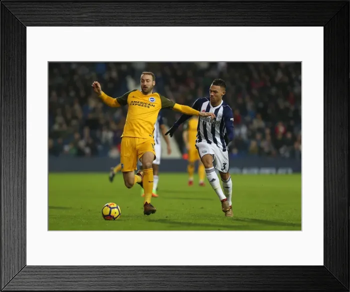 Framed Print : Premier League Showdown: West Bromwich Albion vs. Brighton and Hove Albion (13Jan18)