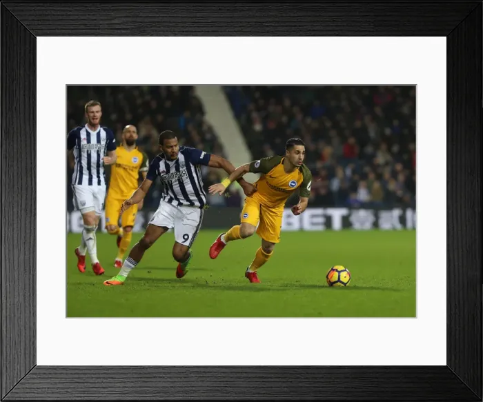 Framed Print : Premier League Showdown: West Bromwich Albion vs. Brighton and Hove Albion at The Hawthorns (13Jan18) Framed Print : Premier League Showdown: West Bromwich Albion vs. Brighton and Hove Albion at The Hawthorns (13Jan18)
