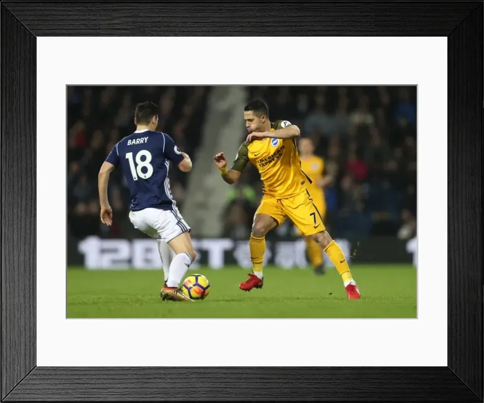 Framed Print : Premier League Showdown: West Bromwich Albion vs. Brighton and Hove Albion at The Hawthorns on 13th January 2018 Framed Print : Premier League Showdown: West Bromwich Albion vs. Brighton and Hove Albion at The Hawthorns on 13th January 2018