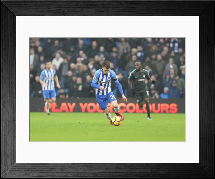 Framed Print : Brighton and Hove Albion v West Ham United Premier League 03FEB18
