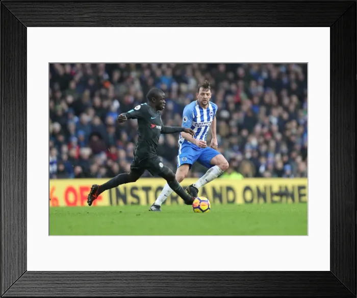 Framed Print : Premier League Showdown: Brighton & Hove Albion vs. Chelsea (20th January 2018) - American Express Community Stadium Framed Print : Premier League Showdown: Brighton & Hove Albion vs. Chelsea (20th January 2018) - American Express Community Stadium