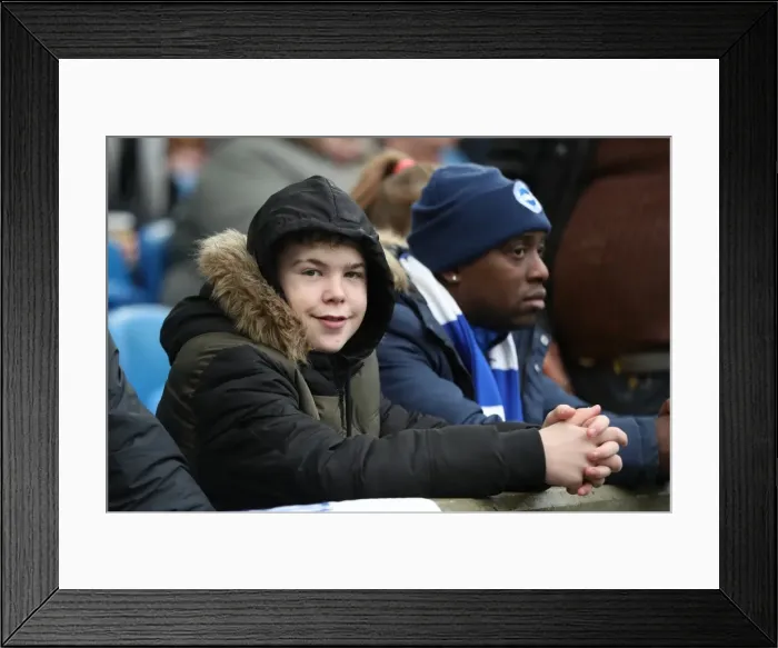 Framed Print : Brighton and Hove Albion vs. Chelsea: Premier League Showdown at American Express Community Stadium (January 2018)
