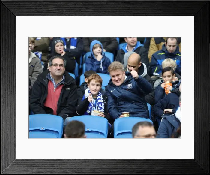 Framed Print : Brighton and Hove Albion vs. Chelsea: Premier League Showdown at American Express Community Stadium (20Jan18)