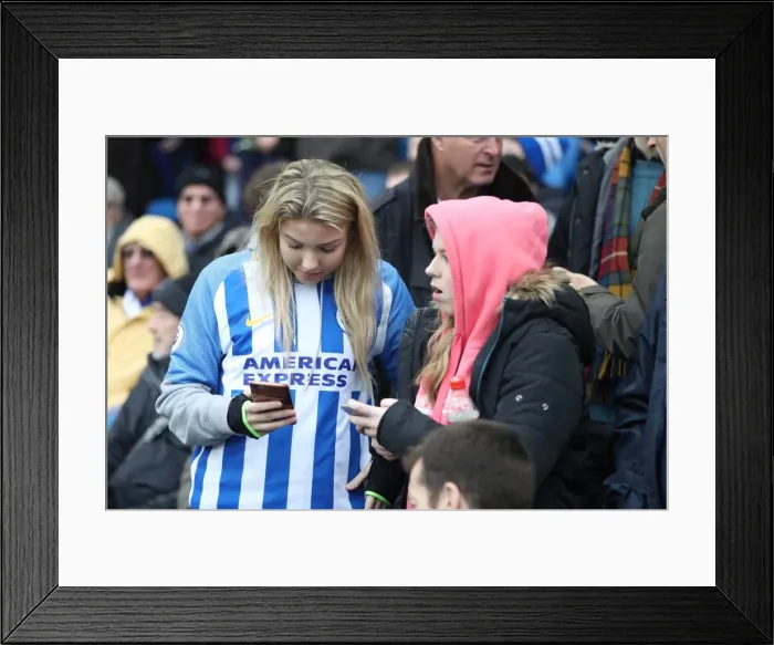 Framed Print : Premier League Showdown: Brighton & Hove Albion vs. Chelsea (20Jan18) - American Express Community Stadium Framed Print : Premier League Showdown: Brighton & Hove Albion vs. Chelsea (20Jan18) - American Express Community Stadium