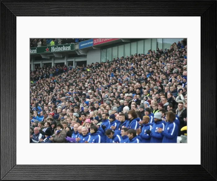 Framed Print : Brighton and Hove Albion vs. Chelsea: A Premier League Showdown at American Express Community Stadium (20th January 2018) Framed Print : Brighton and Hove Albion vs. Chelsea: A Premier League Showdown at American Express Community Stadium (20th January 2018)
