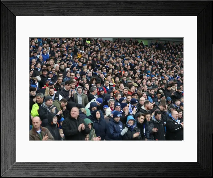 Framed Print : Premier League Showdown: Brighton & Hove Albion vs. Chelsea (20Jan18) - American Express Community Stadium Framed Print : Premier League Showdown: Brighton & Hove Albion vs. Chelsea (20Jan18) - American Express Community Stadium