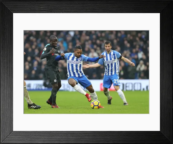 Framed Print : Premier League Showdown: Brighton & Hove Albion vs. Chelsea (20Jan18) - American Express Community Stadium Framed Print : Premier League Showdown: Brighton & Hove Albion vs. Chelsea (20Jan18) - American Express Community Stadium
