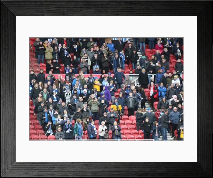 Framed Print : FA Cup 4th Round: Middlesbrough vs. Brighton and Hove Albion Clash at Riverside Stadium (27Jan18)