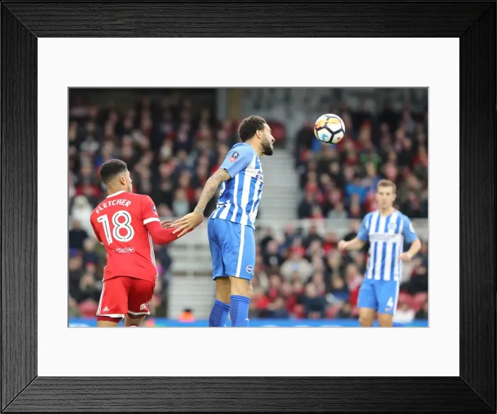 Framed Print : FA Cup 4th Round: Middlesbrough vs. Brighton and Hove Albion at Riverside Stadium (27Jan18)