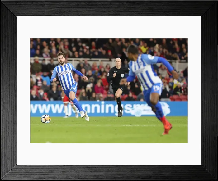 Framed Print : FA Cup 4th Round: Middlesbrough vs. Brighton and Hove Albion Clash at Riverside Stadium (27Jan18)