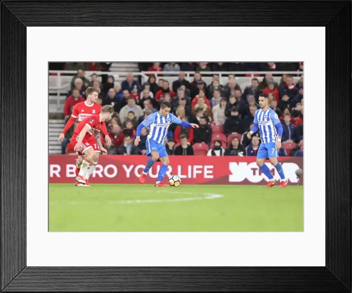 Framed Print : FA Cup 4th Round: Middlesbrough vs. Brighton and Hove Albion Clash at Riverside Stadium (27Jan18)